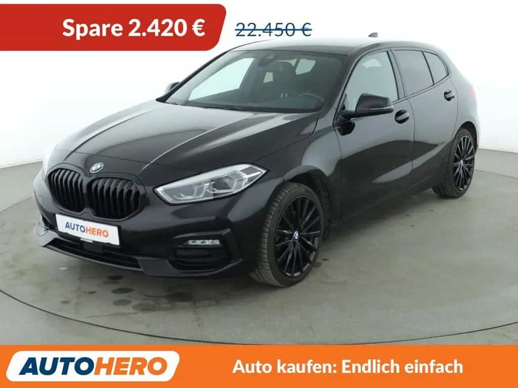 BMW 1 Series 118i Sport Line Aut.*NAVI*LED*TEMPO*PDC*SHZ* 12/2020-photo-0