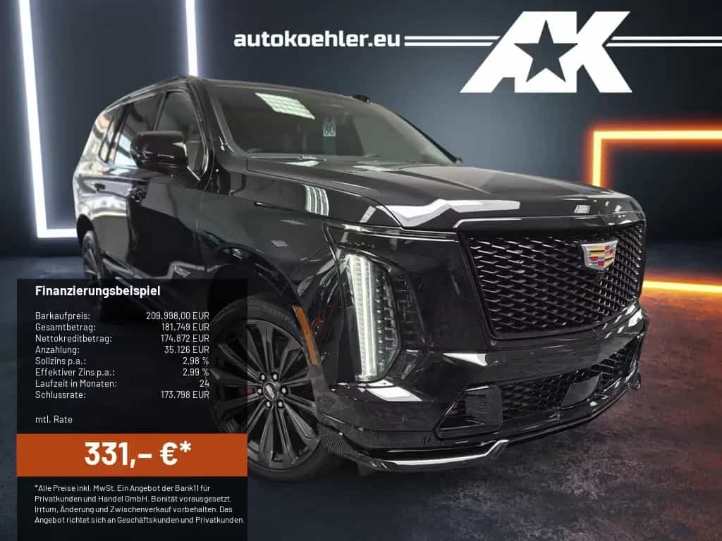 Cadillac Escalade V-Series 692 PS Carbon ABV 24 Zoll VOLL null-photo-0