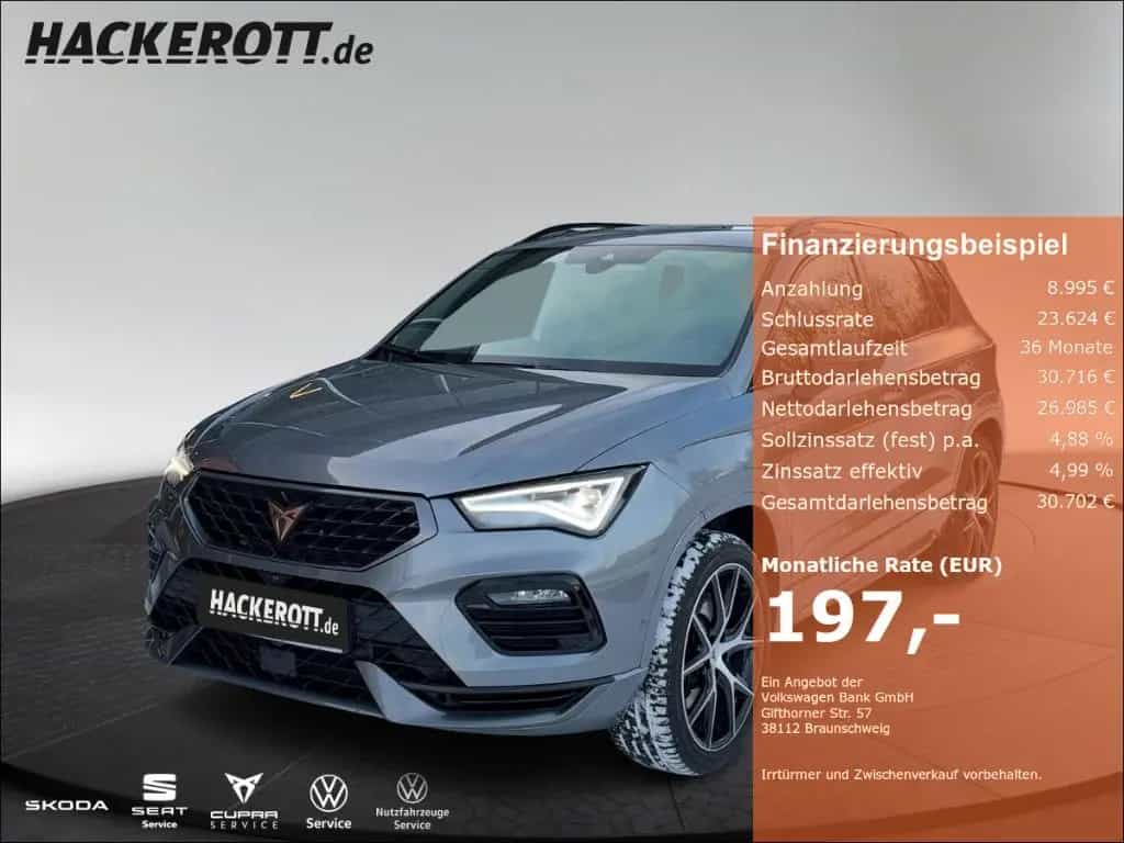Cupra Ateca 4Drive VZ 2.0 TSI DSG Parklenka. ACC Pano 11/2023-photo-0
