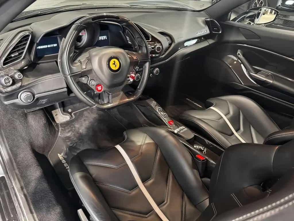 Ferrari 488 GTB GTB *WARRANTY*CARBON*GRIGIO TITANIO* 04/2018-photo-16