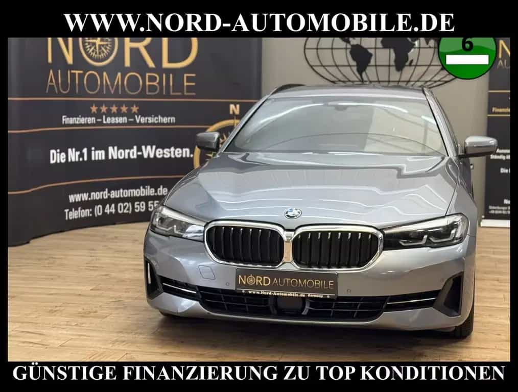 BMW 5 Series 520 d Touring *LED*AHK*ACC*ParkAss*Leder*Memory* 04/2021-photo-0