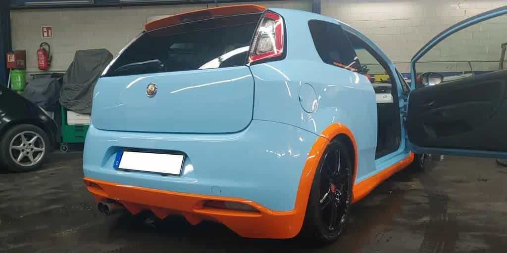 Abarth Grande Punto 1.4 T-Jet 16V - Gulf Edition 10/2009-photo-1