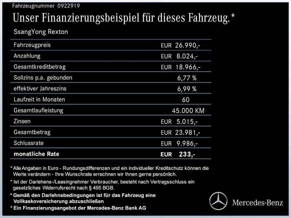 Ssangyong Rexton Rexton AHK+NAVI+GLASDACH+360°+LEDER 06/2022-photo-17