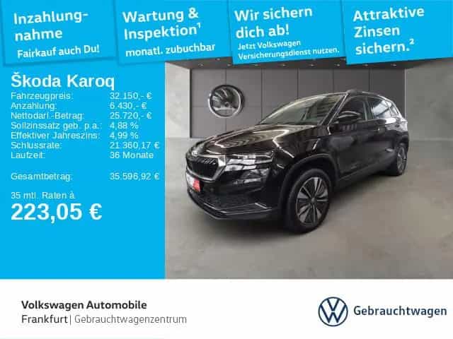 Skoda Karoq 1.5 TSI DSG Selection DAB LED Navi Panoram 06/2025-photo-0