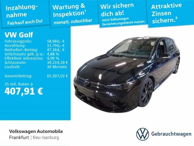 Volkswagen Golf VIII 2.0 TSI DSG 4Motion R Black Edition Na 11/2025-photo-0