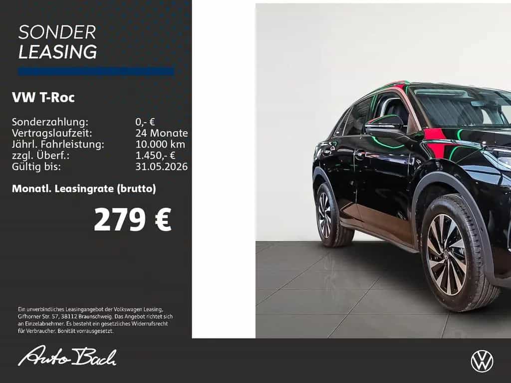 Volkswagen T-Roc Style 1.5 l eTSI OPF 110 kW (150 P S) 7-Ga null-photo-1