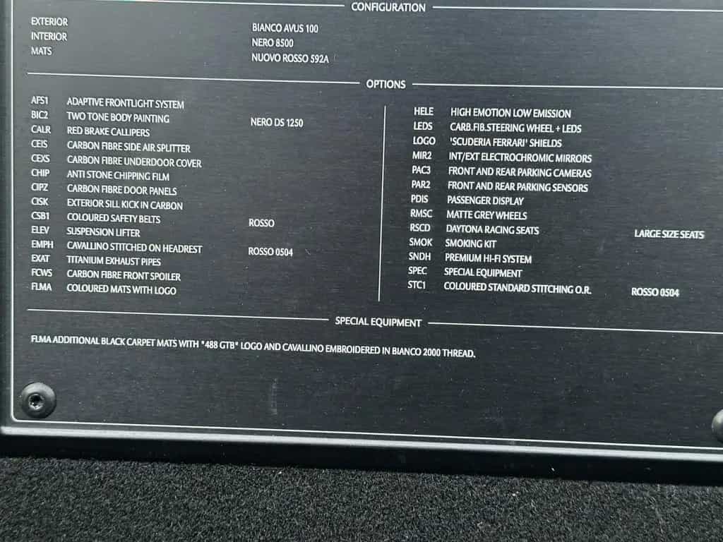 Ferrari 488 GTB GTB Coupé DCT 11/2017-photo-15