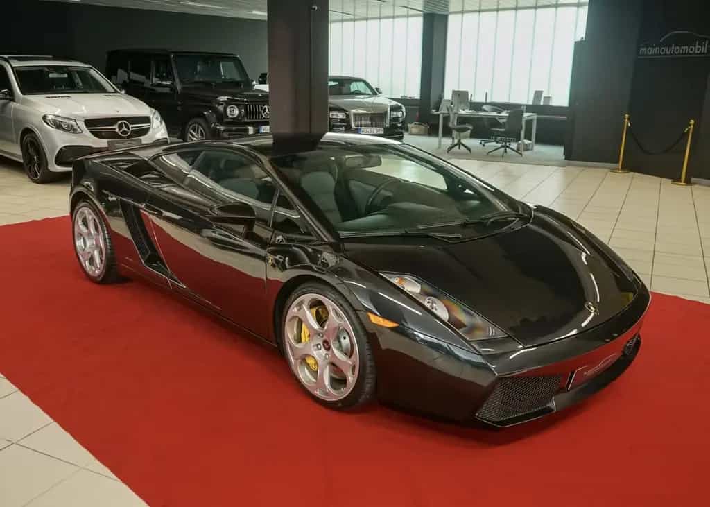 Lamborghini Gallardo BRD Fzg. 2.HAND 5.0 v10 schwarz Nero 09/2004-photo-14