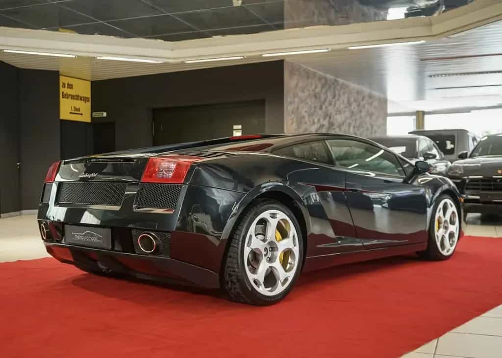 Lamborghini Gallardo BRD Fzg. 2.HAND 5.0 v10 schwarz Nero 09/2004-photo-9