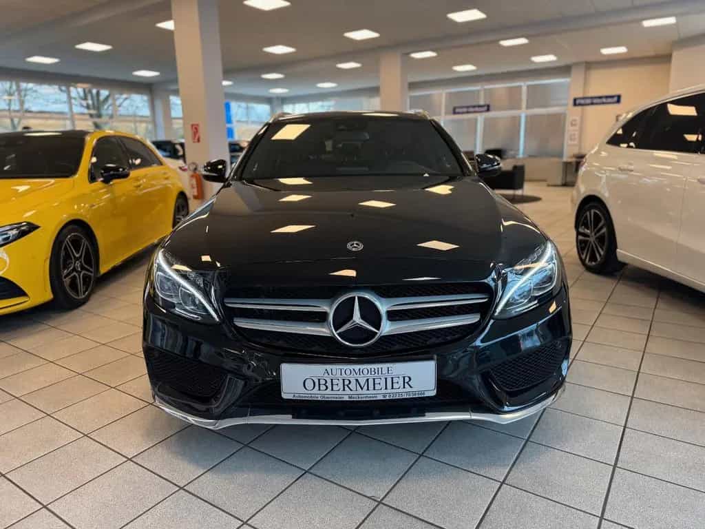Mercedes-Benz C-Class 200T AMG 9G-Tr. Rü-Ka SHZ LED Ambiente Navi 04/2018-photo-1