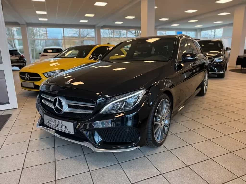 Mercedes-Benz C-Class 200T AMG 9G-Tr. Rü-Ka SHZ LED Ambiente Navi 04/2018-photo-2