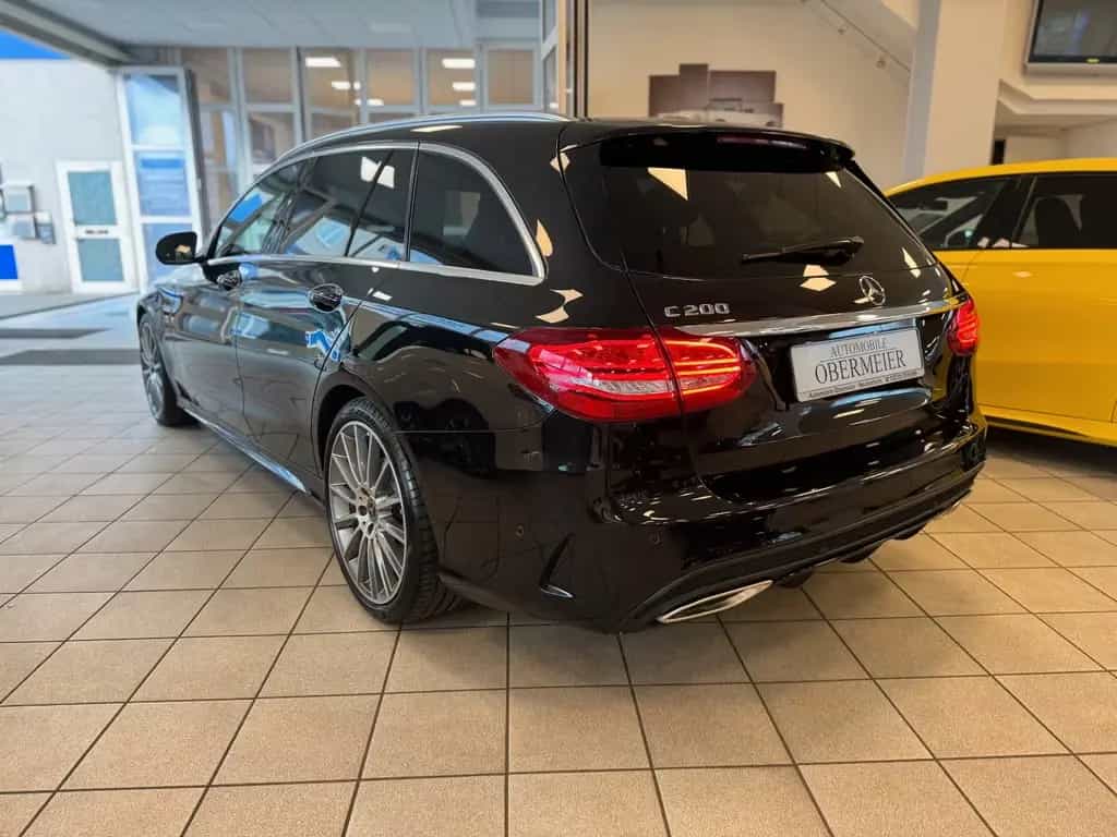 Mercedes-Benz C-Class 200T AMG 9G-Tr. Rü-Ka SHZ LED Ambiente Navi 04/2018-photo-3