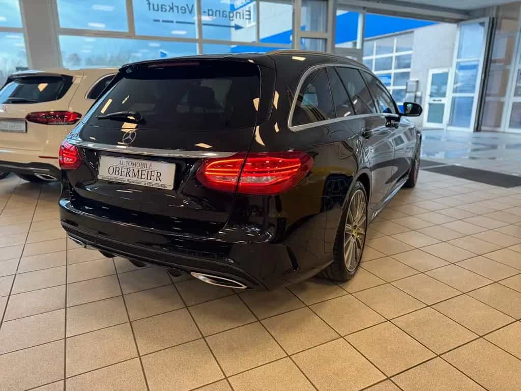 Mercedes-Benz C-Class 200T AMG 9G-Tr. Rü-Ka SHZ LED Ambiente Navi 04/2018-photo-7