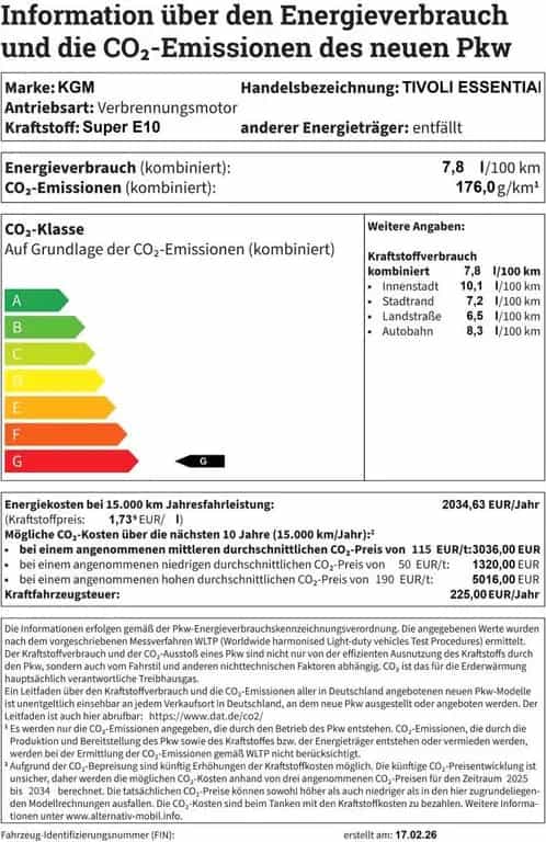 KGM Tivoli ESSENTIAL Automatik null-photo-2