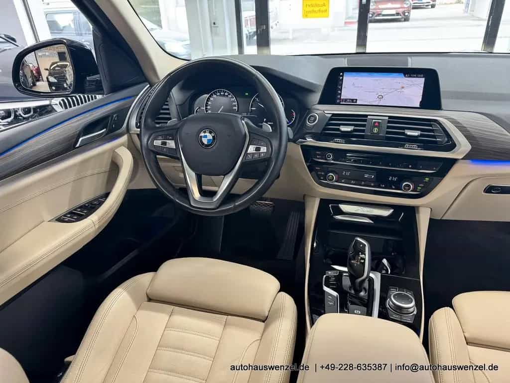BMW X3 xDrive 30 d xLine PANORAMA LEDER (beige) KAM 09/2021-photo-19