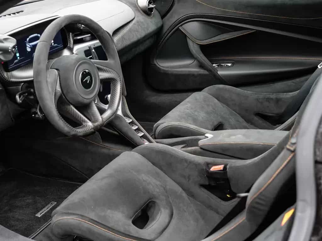 McLaren 750S Coupé Ventura Orange, Interior Carbon 06/2024-photo-10