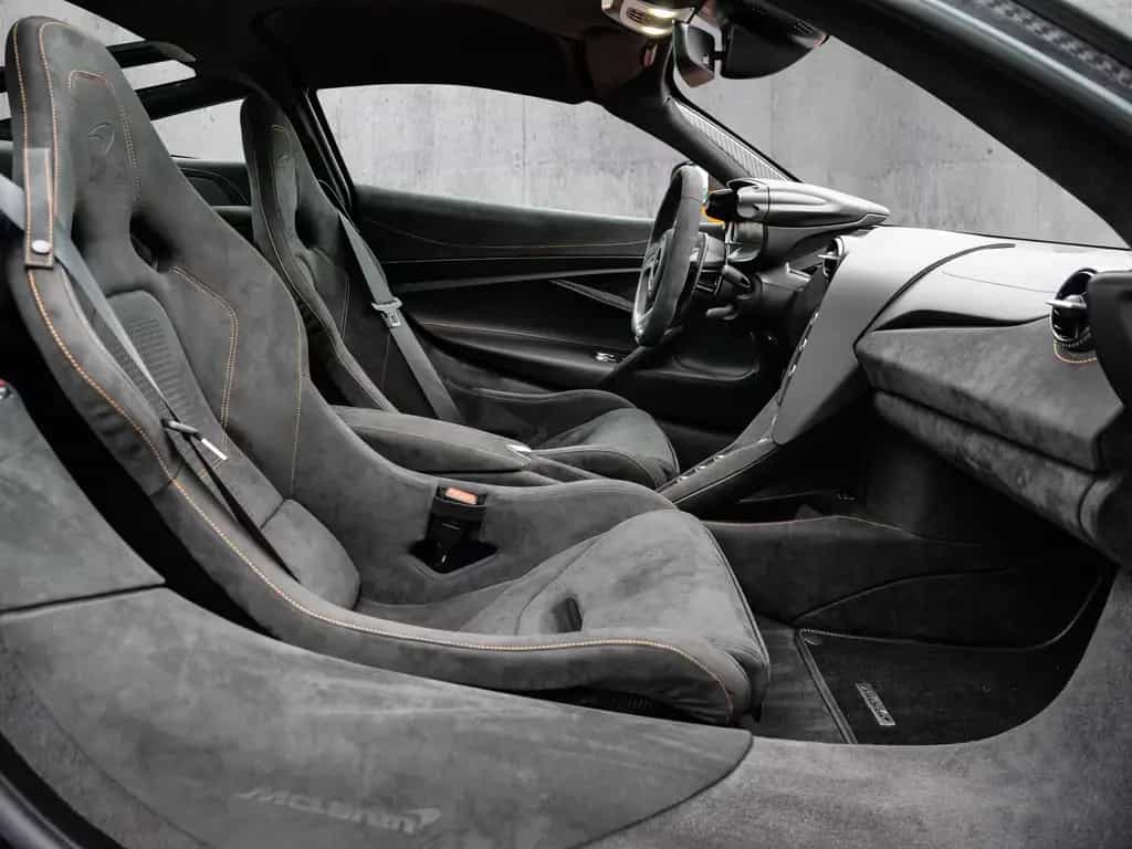 McLaren 750S Coupé Ventura Orange, Interior Carbon 06/2024-photo-5