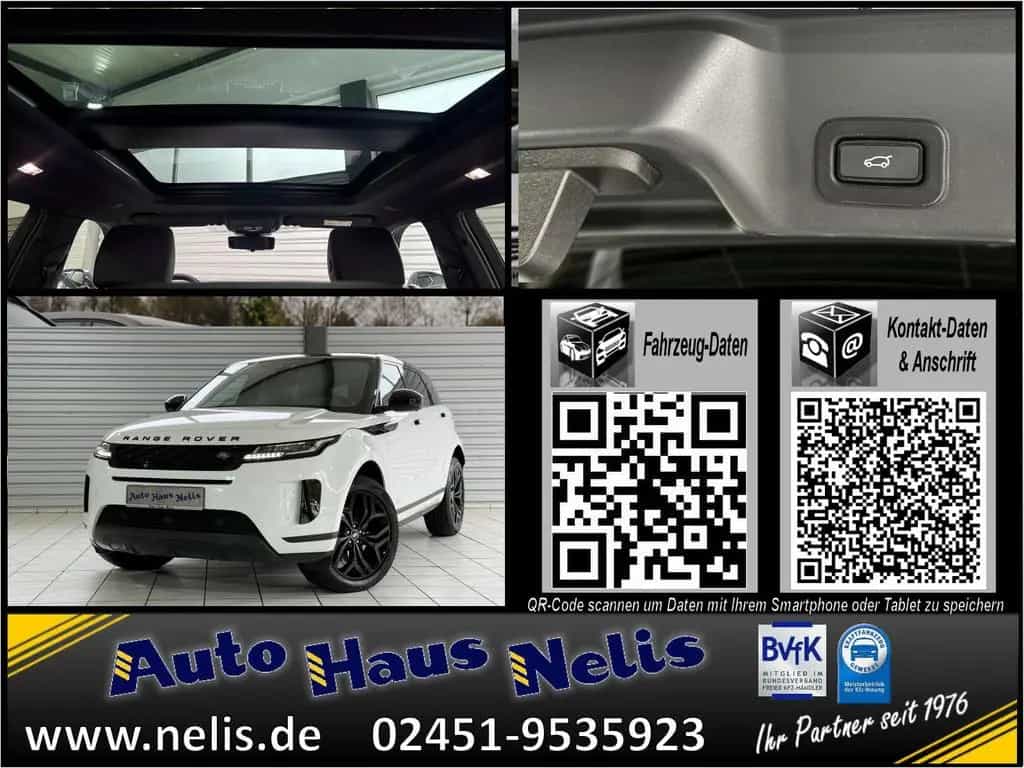 Land Rover Range Rover Rover Evoque 2.0 D180 S AWD Panorama 360° 04/2020-photo-29