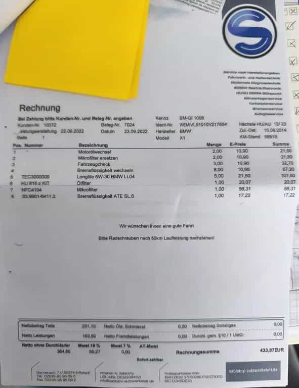 BMW X1 20i sDrive *Automatik*PDC*LED*SHZ*Grau* 09/2014-photo-30