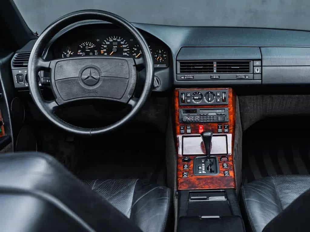 Mercedes-Benz SL 500 2HAND wie NEU! DEUTSCH!!H ZULASSUNG 10/1990-photo-48