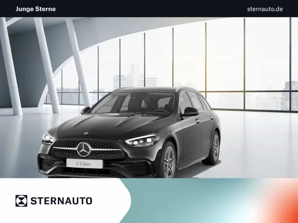 Mercedes-Benz C-Class 220 T d4M AMG Distr Standh 360 Cam AHK DigiLig 11/2022-photo-0