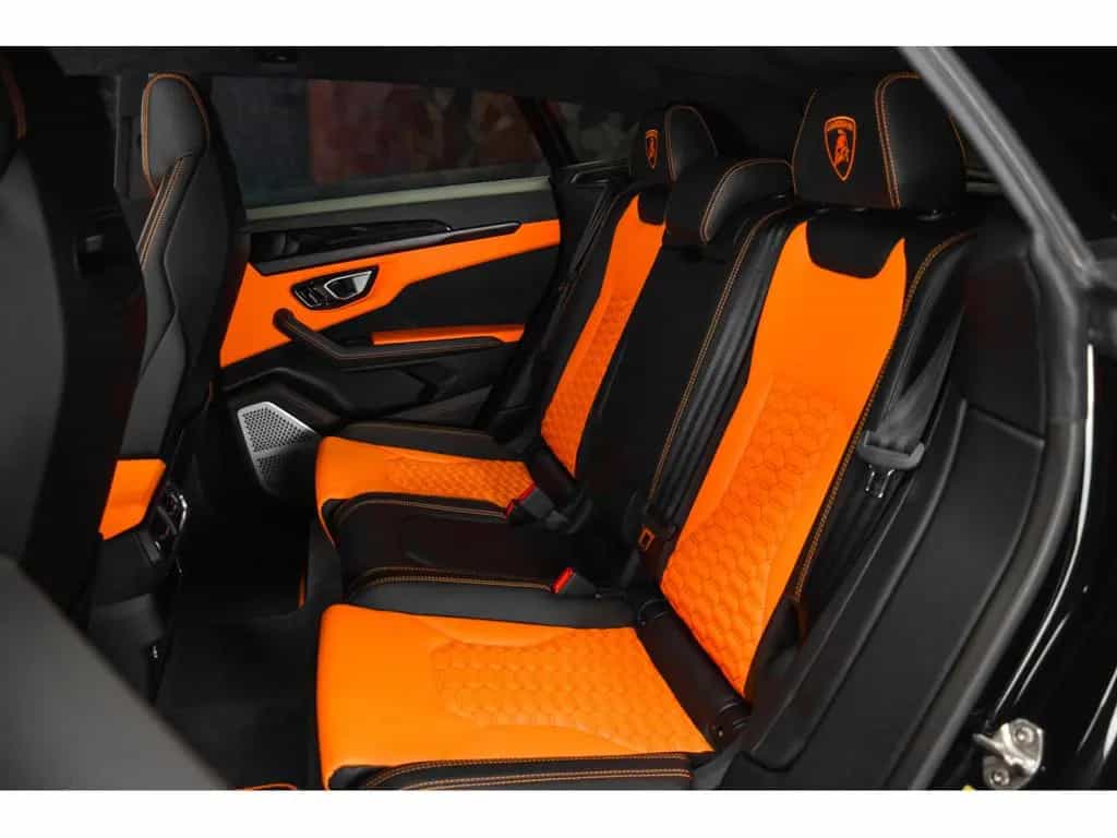 Lamborghini Urus V8 - NERO HELENE / ORANGE - AKRAPOVIC 07/2022-photo-10