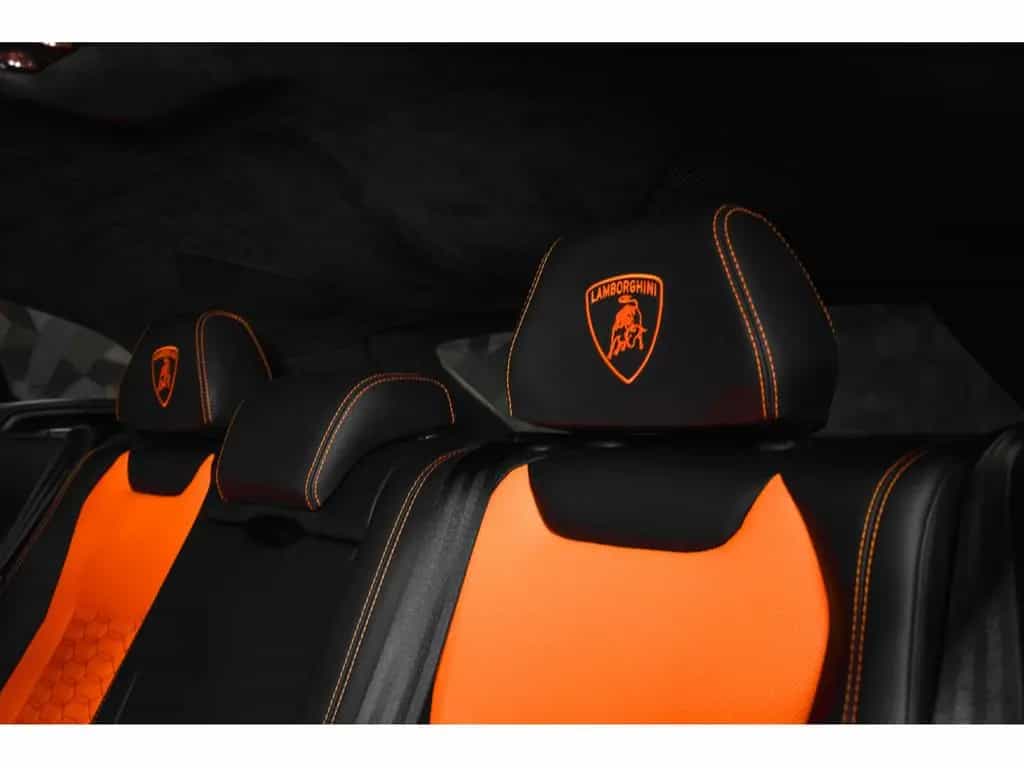 Lamborghini Urus V8 - NERO HELENE / ORANGE - AKRAPOVIC 07/2022-photo-19