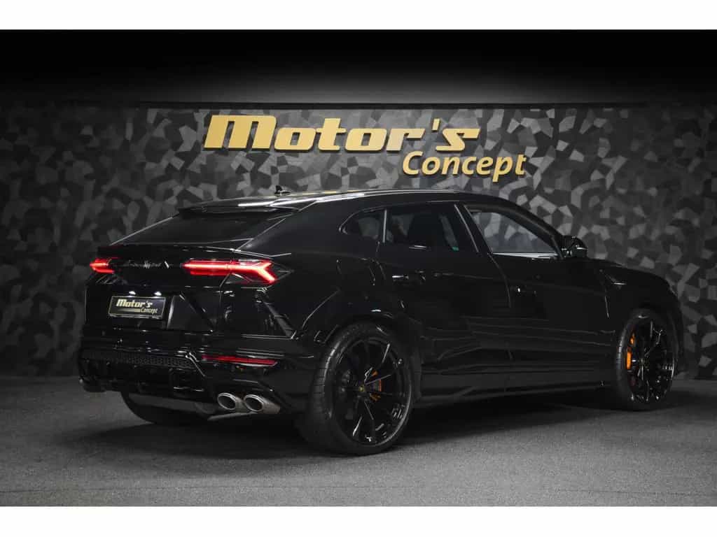 Lamborghini Urus V8 - NERO HELENE / ORANGE - AKRAPOVIC 07/2022-photo-2