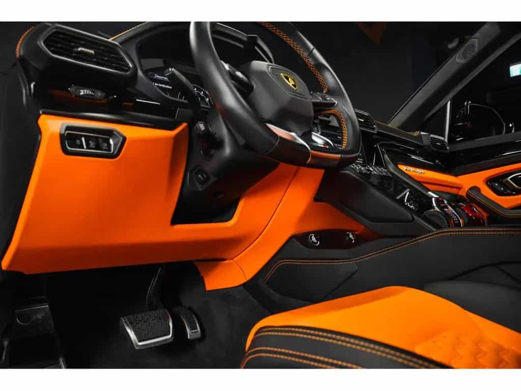 Lamborghini Urus V8 - NERO HELENE / ORANGE - AKRAPOVIC 07/2022-photo-22