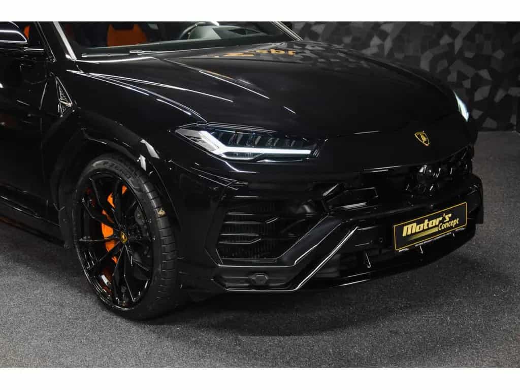 Lamborghini Urus V8 - NERO HELENE / ORANGE - AKRAPOVIC 07/2022-photo-29