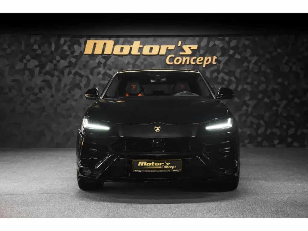 Lamborghini Urus V8 - NERO HELENE / ORANGE - AKRAPOVIC 07/2022-photo-3