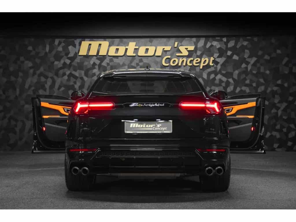 Lamborghini Urus V8 - NERO HELENE / ORANGE - AKRAPOVIC 07/2022-photo-4