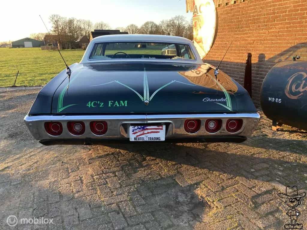 Chevrolet USA impala custom 2 door hardtop coupe lowrider 02/1968-photo-15