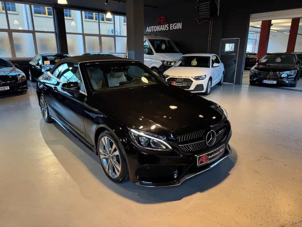 Mercedes-Benz C-Class 300 Cabrio AMG KAMERA NAVI LED LEDER PDC Garan 10/2016-photo-39