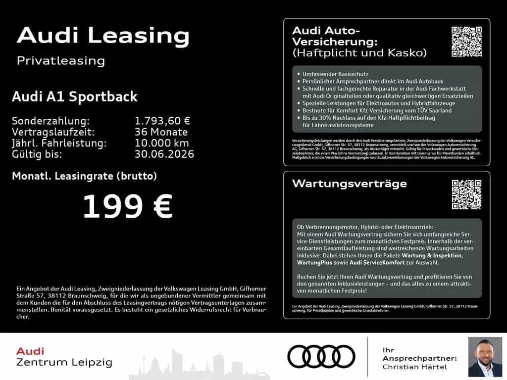 Audi A1 Sportback advanced 30 TFSI *Ganzjahresreifen* 11/2025-photo-1