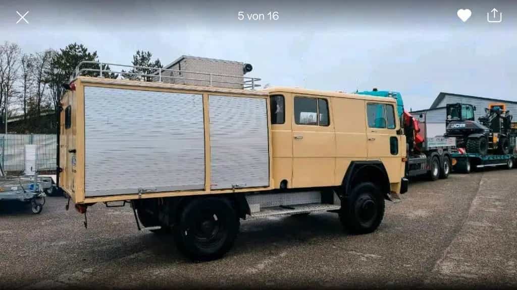 Iveco Magirus Deutz Offroad Fahrzeug/Wohnmobil 09/1973-photo-2