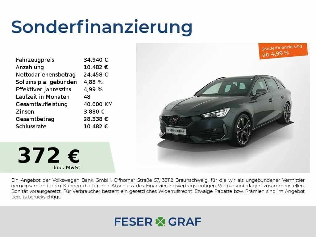 Cupra Leon ST VZ 2.0 TSI DSG AHK Panorama Schiebedach 01/2024-photo-0