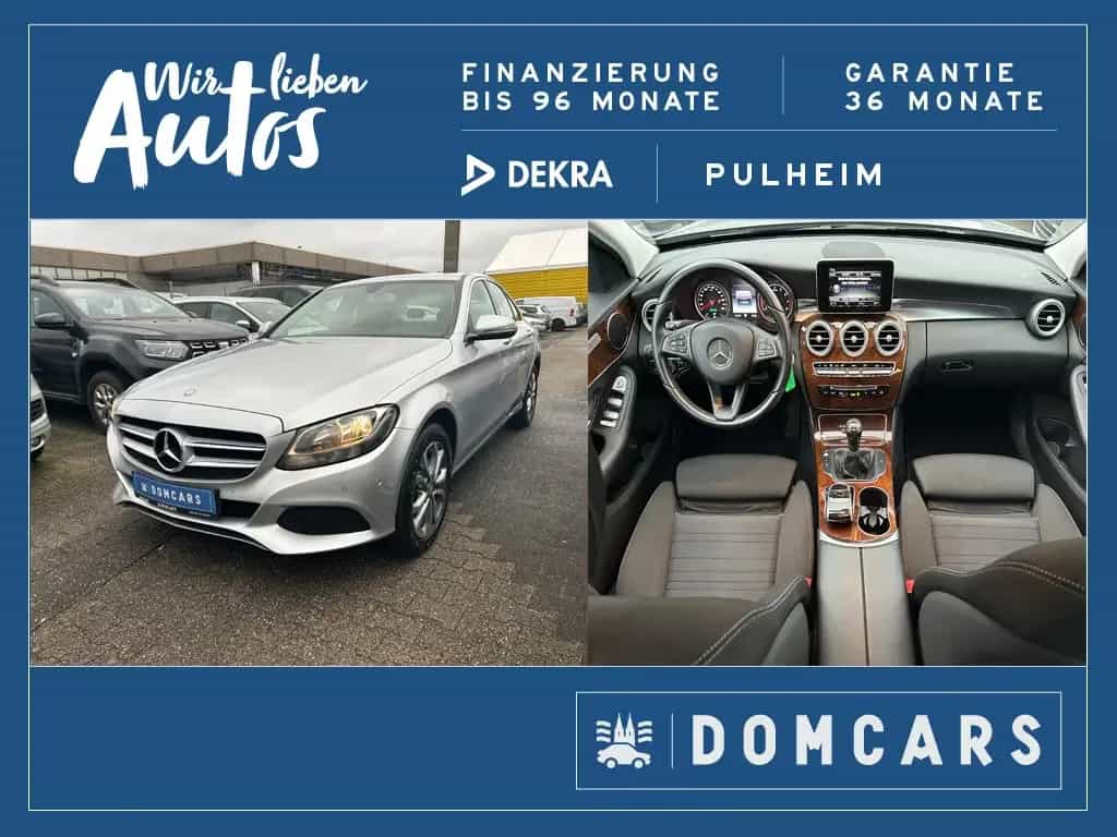 Mercedes-Benz C-Class 180 Limousine ///SCHWENKBARE AHK+ALU+INSPEKT. 06/2015-photo-0