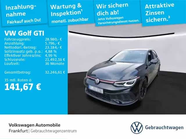 Volkswagen Golf VIII GTI CLUBSPORT EDITION 45 2.0 TSI AKRA 02/2022-photo-0