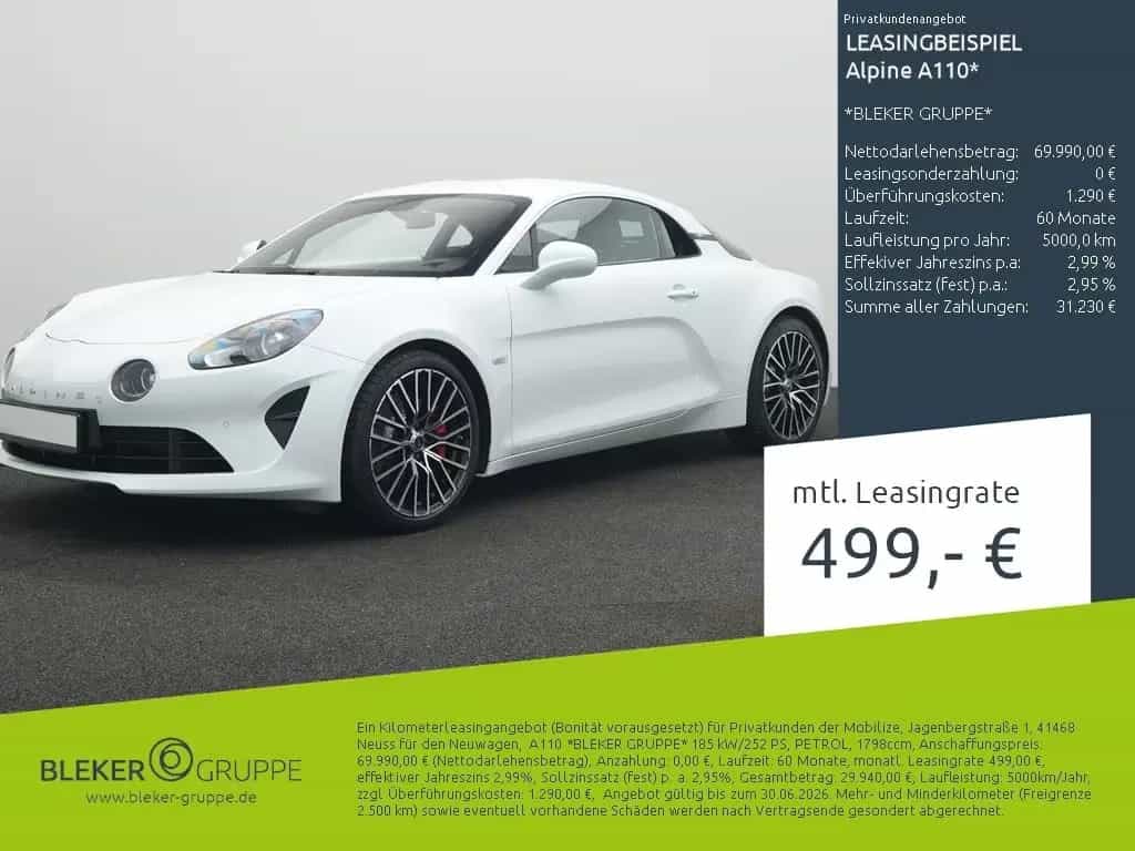 Alpine A110 *BLEKER GRUPPE* null-photo-0