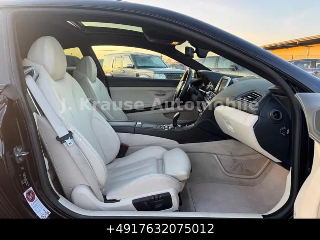 BMW 6 Series 650i Coupe F13 M-Sportpaket LED Pano Kamera 11/2011-photo-14