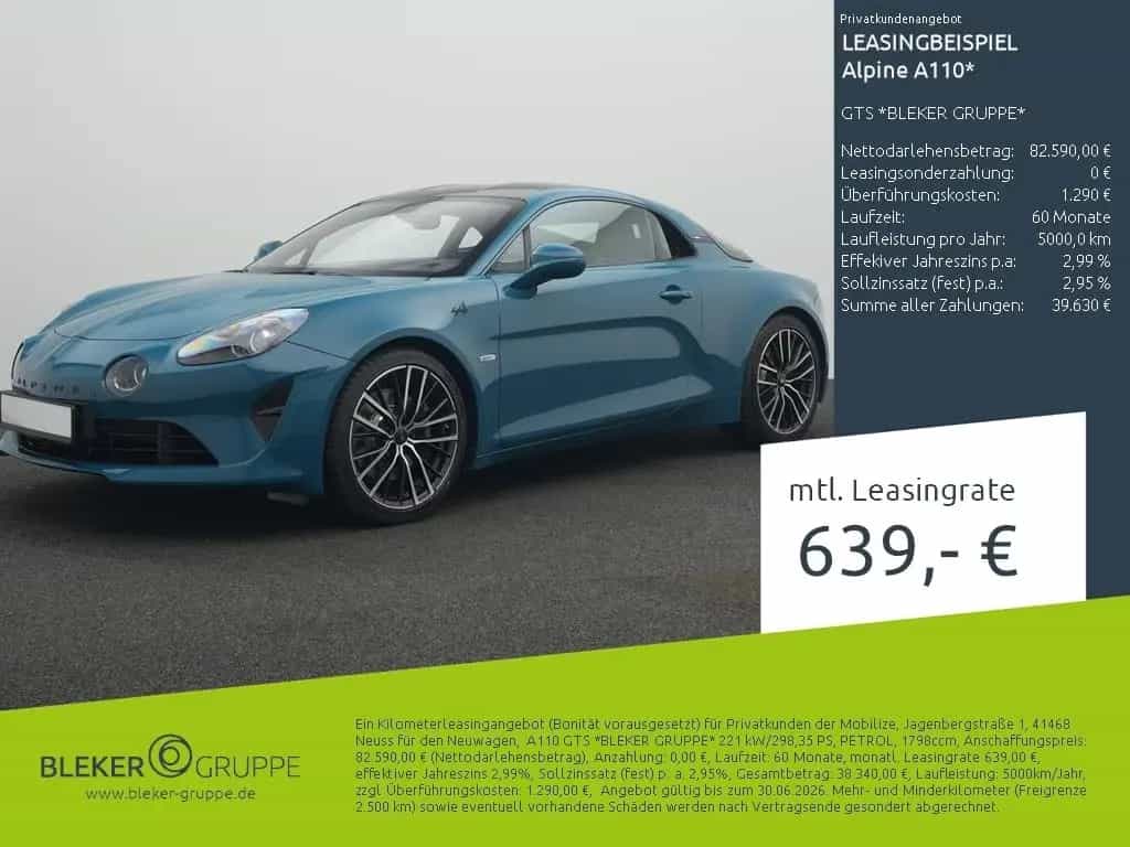 Alpine A110 GTS *BLEKER GRUPPE* null-photo-0