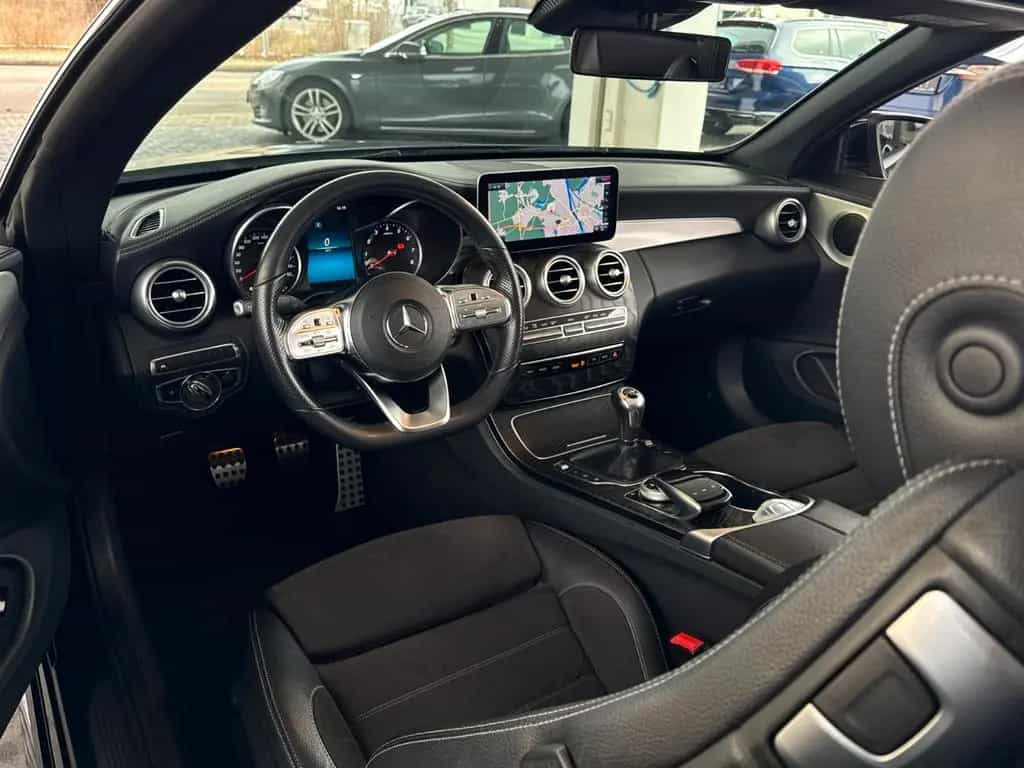 Mercedes-Benz C-Class 180 Cabriolet AMG|LED|AirScarf|AirCap|AppleCar 04/2019-photo-32