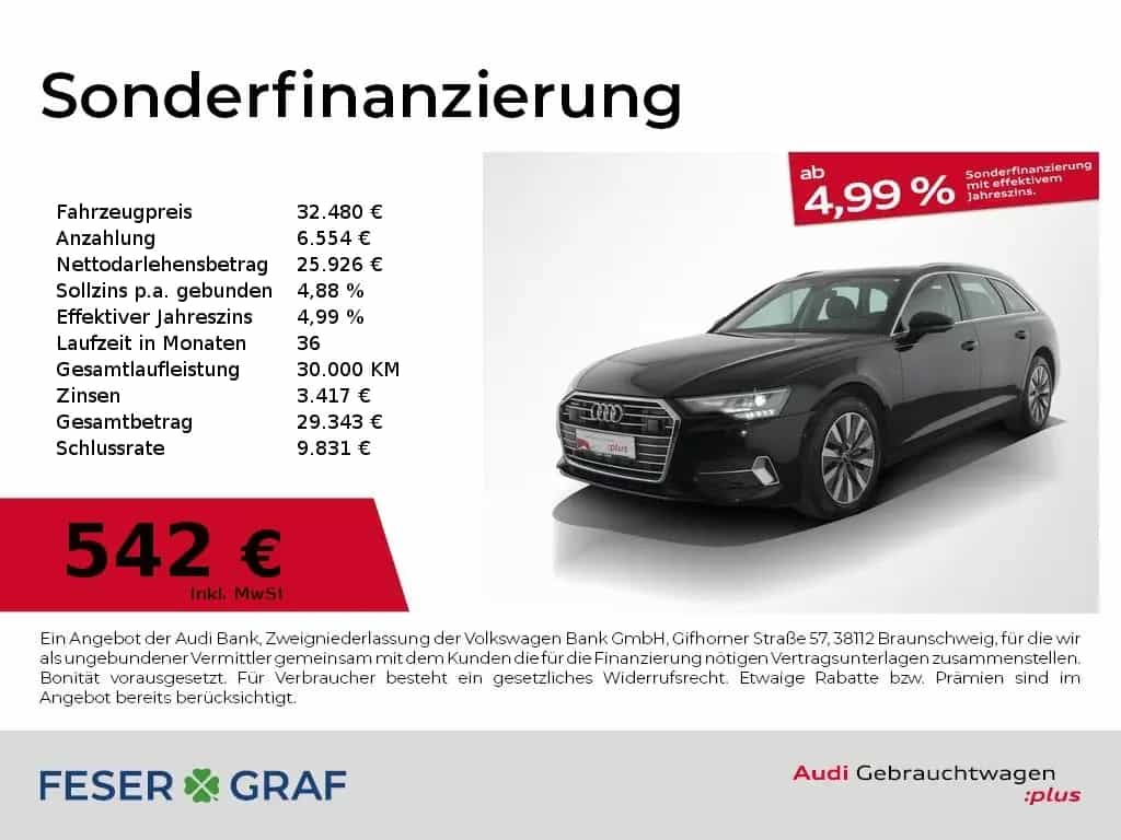 Audi A6 Avant 45 TDI quattro sport Navi / LED / Sitz 08/2022-photo-0
