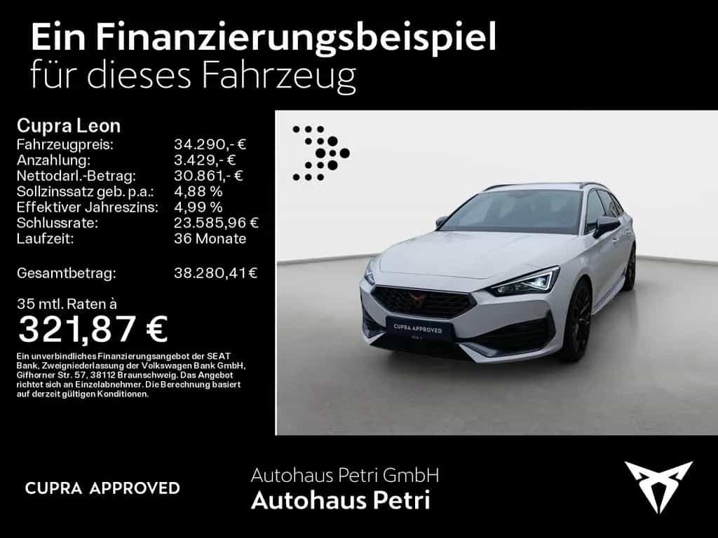 Cupra Leon Sportstourer 2.0 TSI VZ CUP *LED*LEDER*BEAT 03/2024-photo-1