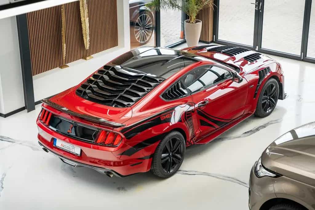 Ford Mustang 3,7 V6 Gt 500 SHELBY TESLA NAVI ALCANTAR 04/2017-photo-5