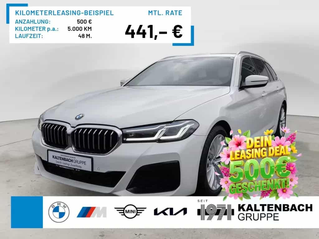 BMW 5 Series 520d Touring M-Sport FACEL. HUD LASER LED ACC 10/2022-photo-0