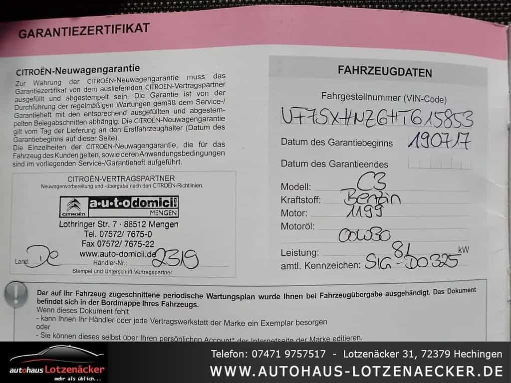 Citroën C3 Shine 1.2 TEMP|KLIMA|RFK|SHZ|LED 07/2017-photo-19