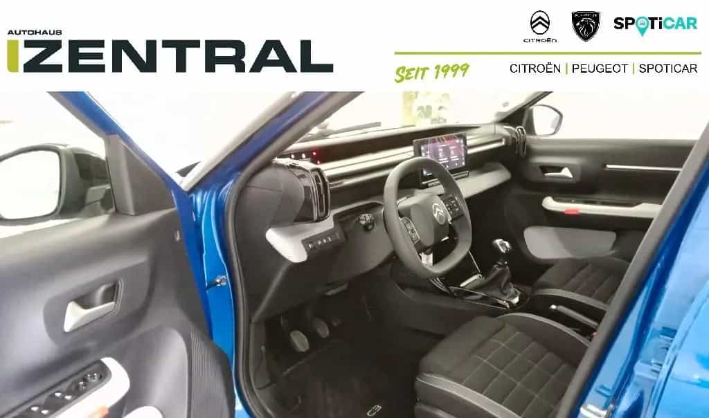 Citroën C3 Turbo 100 MAX Sitzheizung Rückfahrkamera 03/2025-photo-13