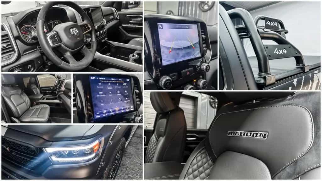 Dodge RAM BIG HORN 6.4 Box 4x4 5.7L Matt Black 12/2020-photo-43